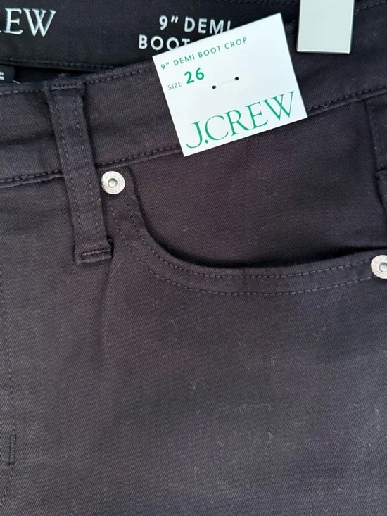 NWTA J.Crew Black Demi Boot Crop Jeans
Size 26 - Picture 4 of 10